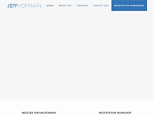 Tablet Screenshot of jeffhoffman.com